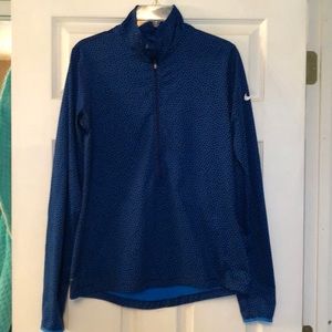 Nike dri fit long sleeve half zip pullover